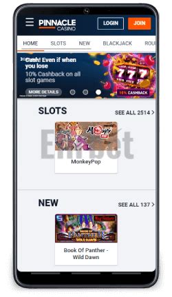 pinnacle casino app
